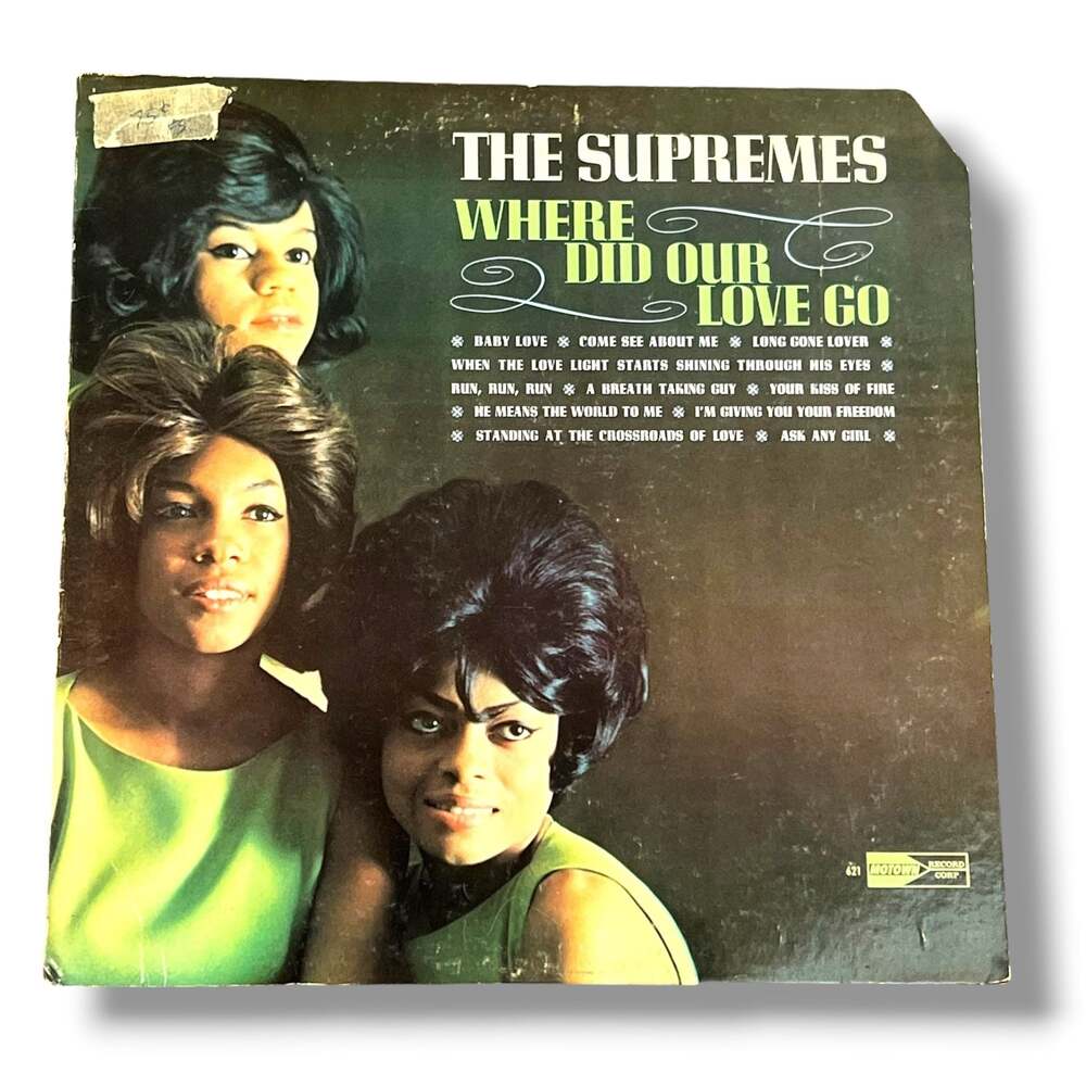 The Supremes Where Did Our Love Go 1964 Vinyl LP Motown MT 621 Mono
